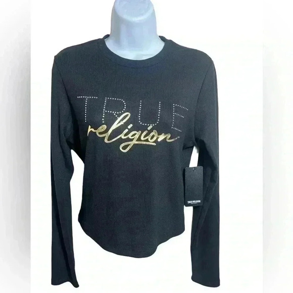 True Religion  CRYSTAL LOGO long sleeve - Picture 1 of 8